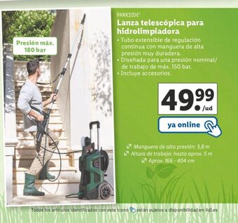 Lidl Lanza Telescópica Para Hidrolimpiadora oferta