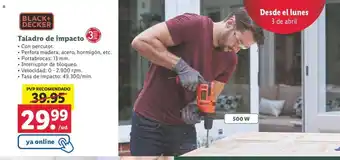 Lidl Taladro De Impacto oferta