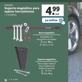 Lidl Pakside Soporte Magnético Para Sujetar Herramientas oferta