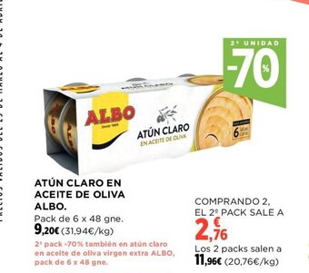 Hipercor Atún Claro en Aceite de Oliva Albo oferta