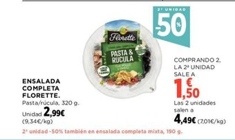 Hipercor Ensalada Completa Florette oferta