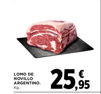 Hipercor Lomo de Novillo Argentino oferta