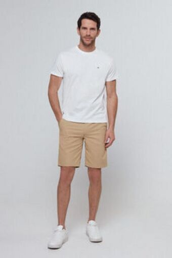 Fifty Factory Bermudá básica lisa oferta
