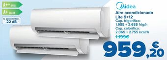 Carrefour Midea aire acondicionado lite 9+12 oferta