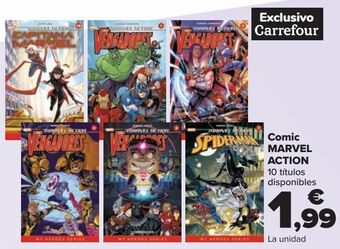 Carrefour Comic marvel action oferta