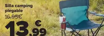 Carrefour Silla camping plegable oferta