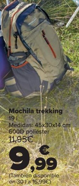Carrefour Mochila trekking oferta