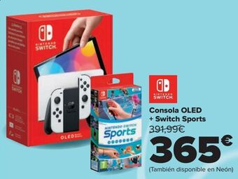 Carrefour Consola oled + switch sports oferta