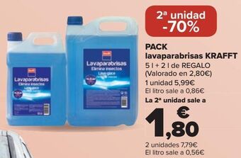 Pack lavaparabrisas krafft