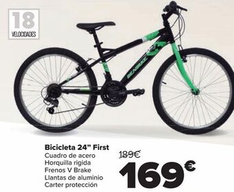 Carrefour Bicicleta 24'' first oferta