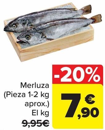 Carrefour Merluza (pieza 1-2 kg aprox.) oferta