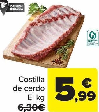 Costilla de cerdo