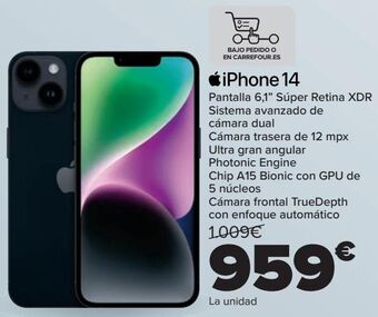 Carrefour Iphone 14 oferta