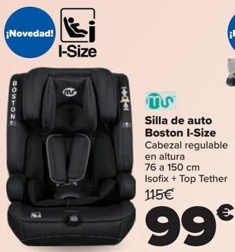 Carrefour Silla de auto boston i-size oferta