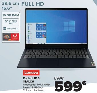 Carrefour Lenovo portátil ip 3 15alc6 oferta