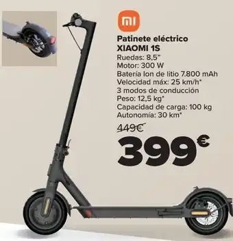 Carrefour Xiaomi patinete eléctrico xiaomi 1s oferta