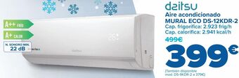 Carrefour Daitsu aire acondicionado mural eco ds-12kdr-2 oferta