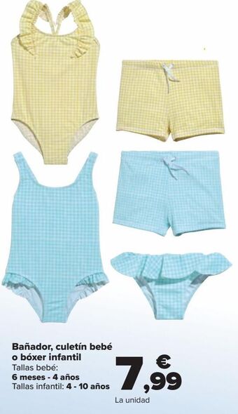 Carrefour Bañador, culetín bebé o bóxer infantil oferta