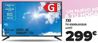 Carrefour Td systems tv k50dlg12us oferta