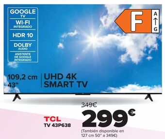 Carrefour Tcl tv 43p638 oferta
