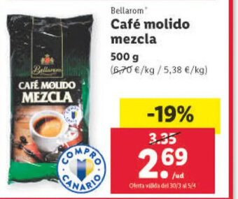 Lidl Café Molido Mezcla oferta