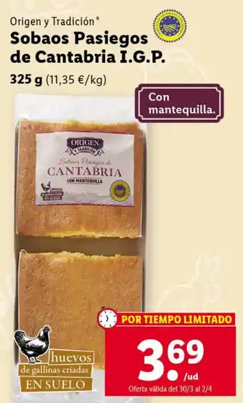 Lidl Sobaos Pasiegos De Cantabria I.G.P. oferta