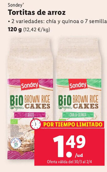Lidl Tortitas De Arroz oferta