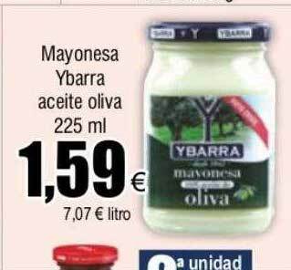 FROIZ Mayonesa ybarra aceite oliva oferta