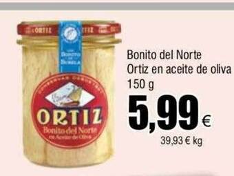 FROIZ Bonito del norte ortiz en aceite de oliva oferta