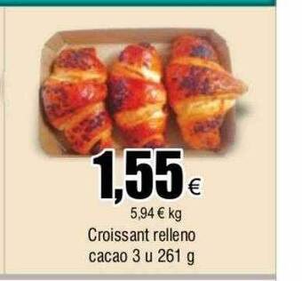 FROIZ Croissant relleno cacao oferta