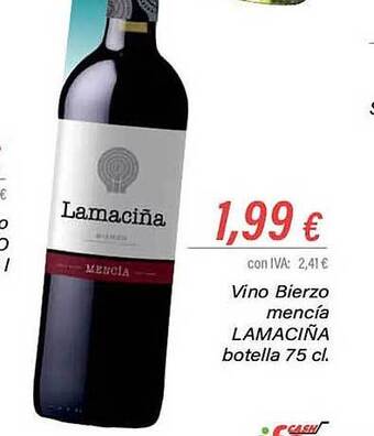 Cash Ifa Vino bierzo mencia lamaciña oferta