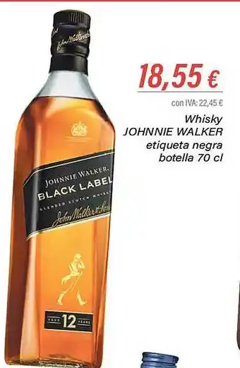 Cash Ifa Whisky johnnie walker etiqueta negra oferta