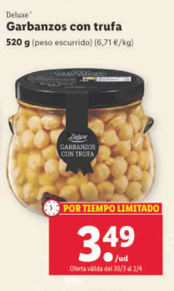 Garbanzos Con Trufa