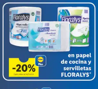 Lidl En Papel De Cocina Y Servilletas Floralys oferta
