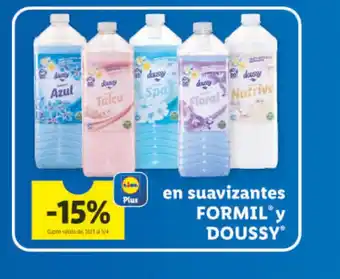 Lidl En Suavizantes Formil Y Doussy oferta