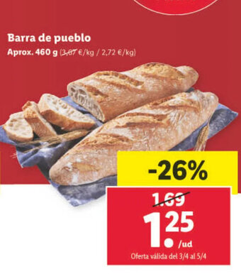 Lidl Barra De Pueblo oferta