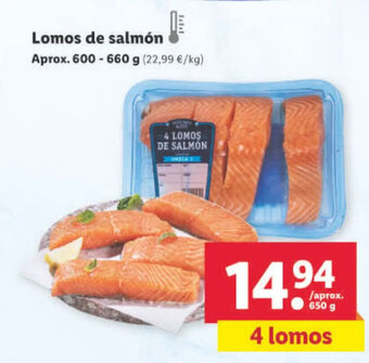 Lidl Lomos De Salmon oferta
