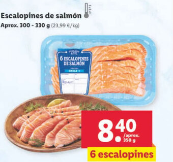 Lidl Escalopines De Salmon oferta