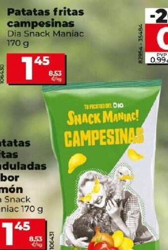 Dia Patatas Fritas Campesinas oferta