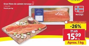 Lidl Salmón oferta