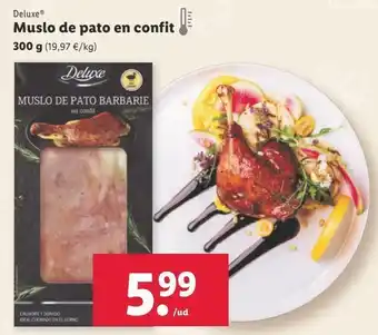 Lidl Muslo de pato deluxe oferta