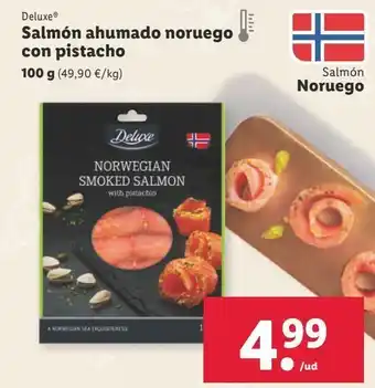 Lidl Salmón ahumado deluxe oferta