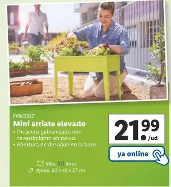 Lidl Mini arriate elevado parkside oferta