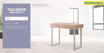 HiperMueble Canarias Tocador blanco oferta