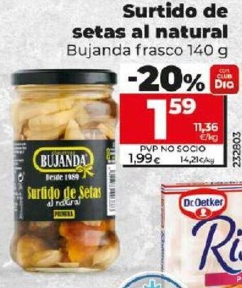 Dia Surtido De Setas Al Natural oferta