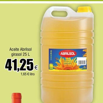 FROIZ Aceite Abrilsol Girasol 25 L oferta
