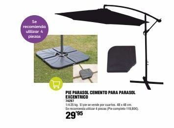 ferrOkey Parasol excéntrico oferta