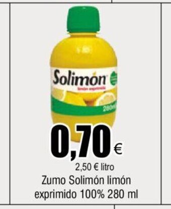 FROIZ Zumo Solimon Limon Exprimido 100% 280 ml oferta