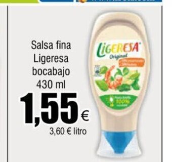 FROIZ Salsa Fina Ligeresa Bocabajo 430 ML oferta