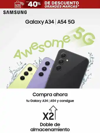Worten Samsung galaxy a34 a54 5g oferta